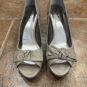 Nine West Sheer Luck Taupe Heels